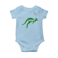 Vintage Kangaroo Australia Baby Onesie Patriotic Country Pride Graphic Aussie Roo Kangaroo