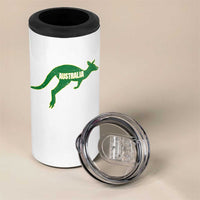 Vintage Kangaroo Australia 4 in 1 Can Cooler Tumbler Patriotic Country Pride Graphic Aussie Roo Kangaroo