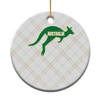 Vintage Kangaroo Australia Ceramic Ornament Patriotic Country Pride Graphic Aussie Roo Kangaroo