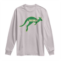 Vintage Kangaroo Australia Long Sleeve Shirt Patriotic Country Pride Graphic Aussie Roo Kangaroo