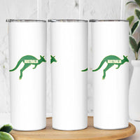 Vintage Kangaroo Australia Skinny Tumbler Patriotic Country Pride Graphic Aussie Roo Kangaroo