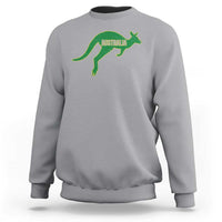 Vintage Kangaroo Australia Sweatshirt Patriotic Country Pride Graphic Aussie Roo Kangaroo
