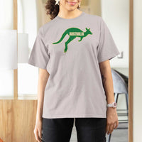 Vintage Kangaroo Australia T Shirt For Women Patriotic Country Pride Graphic Aussie Roo Kangaroo