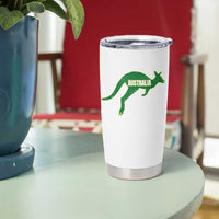 Vintage Kangaroo Australia Tumbler Cup Patriotic Country Pride Graphic Aussie Roo Kangaroo