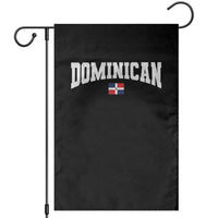 Vintage Dominican Republic Flag Garden Flag Retro Varsity Caribbean Pride Heritage Gift