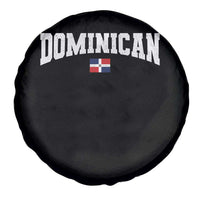 Vintage Dominican Republic Flag Spare Tire Cover Retro Varsity Caribbean Pride Heritage Gift