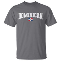 Vintage Dominican Republic Flag T Shirt Retro Varsity Caribbean Pride Heritage Gift