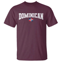 Vintage Dominican Republic Flag T Shirt Retro Varsity Caribbean Pride Heritage Gift