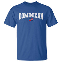 Vintage Dominican Republic Flag T Shirt Retro Varsity Caribbean Pride Heritage Gift