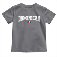 Vintage Dominican Republic Flag Toddler T Shirt Retro Varsity Caribbean Pride Heritage Gift