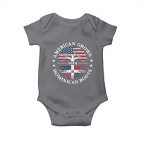 American Grown With Dominican Roots Baby Onesie USA Dominican Republic Heritage Pride Gift