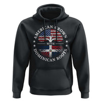 American Grown With Dominican Roots Hoodie USA Dominican Republic Heritage Pride Gift