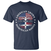 American Grown With Dominican Roots T Shirt USA Dominican Republic Heritage Pride Gift