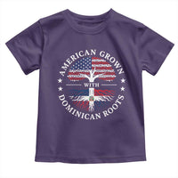 American Grown With Dominican Roots Toddler T Shirt USA Dominican Republic Heritage Pride Gift