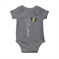 Barbados Flag Baby Onesie Elegant Barbados Pride Patriotic Island Heritage Gift