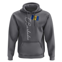 Barbados Flag Hoodie Elegant Barbados Pride Patriotic Island Heritage Gift