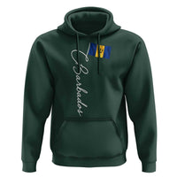 Barbados Flag Hoodie Elegant Barbados Pride Patriotic Island Heritage Gift