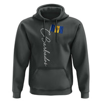 Barbados Flag Hoodie Elegant Barbados Pride Patriotic Island Heritage Gift