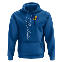 Barbados Flag Hoodie Elegant Barbados Pride Patriotic Island Heritage Gift