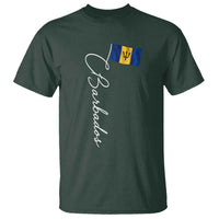 Barbados Flag T Shirt Elegant Barbados Pride Patriotic Island Heritage Gift
