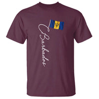 Barbados Flag T Shirt Elegant Barbados Pride Patriotic Island Heritage Gift