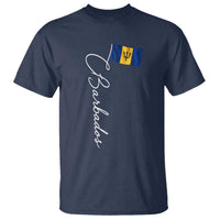 Barbados Flag T Shirt Elegant Barbados Pride Patriotic Island Heritage Gift
