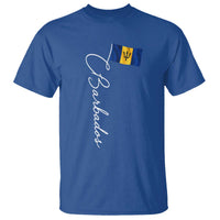 Barbados Flag T Shirt Elegant Barbados Pride Patriotic Island Heritage Gift