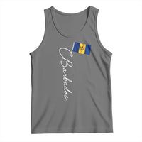 Barbados Flag Tank Top Elegant Barbados Pride Patriotic Island Heritage Gift