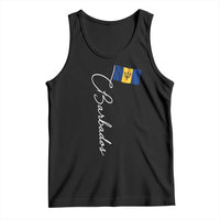 Barbados Flag Tank Top Elegant Barbados Pride Patriotic Island Heritage Gift