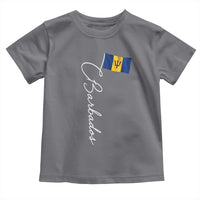 Barbados Flag Toddler T Shirt Elegant Barbados Pride Patriotic Island Heritage Gift