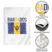 Vintage Distressed Barbados Flag Garden Flag Bajan Caribbean Heritage Patriotic Pride Gift