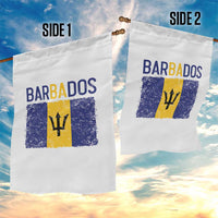 Vintage Distressed Barbados Flag Garden Flag Bajan Caribbean Heritage Patriotic Pride Gift