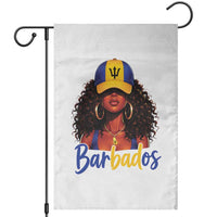 Bajan Girl Garden Flag Barbados Flag Caribbean Heritage Pride Graphic Gift
