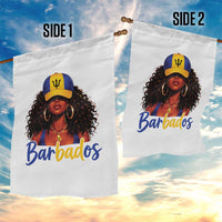 Bajan Girl Garden Flag Barbados Flag Caribbean Heritage Pride Graphic Gift