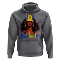 Bajan Girl Hoodie Barbados Flag Caribbean Heritage Pride Graphic Gift