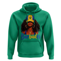 Bajan Girl Hoodie Barbados Flag Caribbean Heritage Pride Graphic Gift