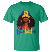Bajan Girl T Shirt Barbados Flag Caribbean Heritage Pride Graphic Gift
