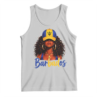 Bajan Girl Tank Top Barbados Flag Caribbean Heritage Pride Graphic Gift