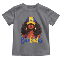 Bajan Girl Toddler T Shirt Barbados Flag Caribbean Heritage Pride Graphic Gift