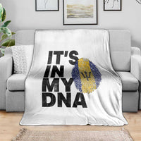 It's In My DNA Barbados Barbadian Throw Blanket Pride Heritage Patriotic Gift