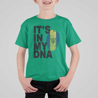 It's In My DNA Barbados Barbadian T Shirt For Kid Pride Heritage Patriotic Gift