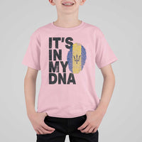 It's In My DNA Barbados Barbadian T Shirt For Kid Pride Heritage Patriotic Gift