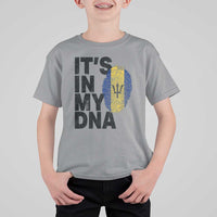 It's In My DNA Barbados Barbadian T Shirt For Kid Pride Heritage Patriotic Gift