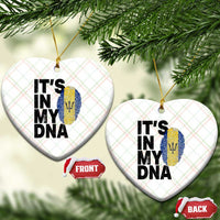 It's In My DNA Barbados Barbadian Ceramic Ornament Pride Heritage Patriotic Gift