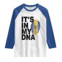 It's In My DNA Barbados Barbadian Raglan Shirt Pride Heritage Patriotic Gift
