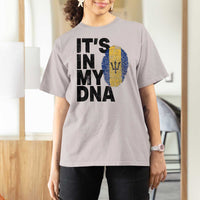 It's In My DNA Barbados Barbadian T Shirt For Women Pride Heritage Patriotic Gift