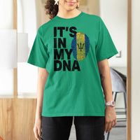 It's In My DNA Barbados Barbadian T Shirt For Women Pride Heritage Patriotic Gift