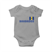 Retro Barbados Baby Onesie Vintage Barbadian Souvenir Caribbean Island Pride Heritage Gift