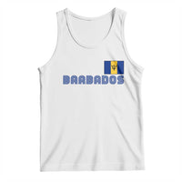 Retro Barbados Tank Top Vintage Barbadian Souvenir Caribbean Island Pride Heritage Gift