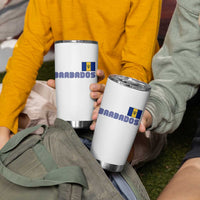 Retro Barbados Tumbler Cup Vintage Barbadian Souvenir Caribbean Island Pride Heritage Gift